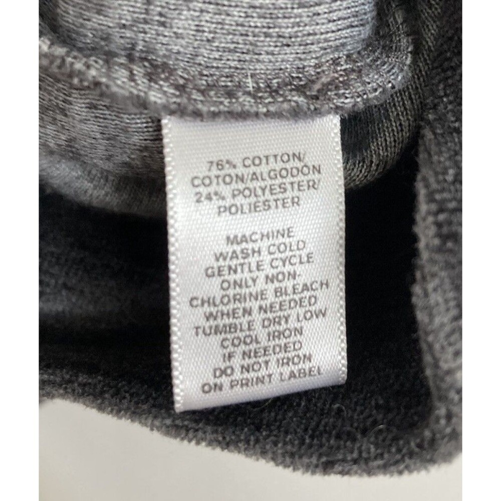 LOFT Ann Taylor Bundle of Tops LARGE Velour Cowl Neck & Open Knit Sweater Gray - Picture 6 of 16